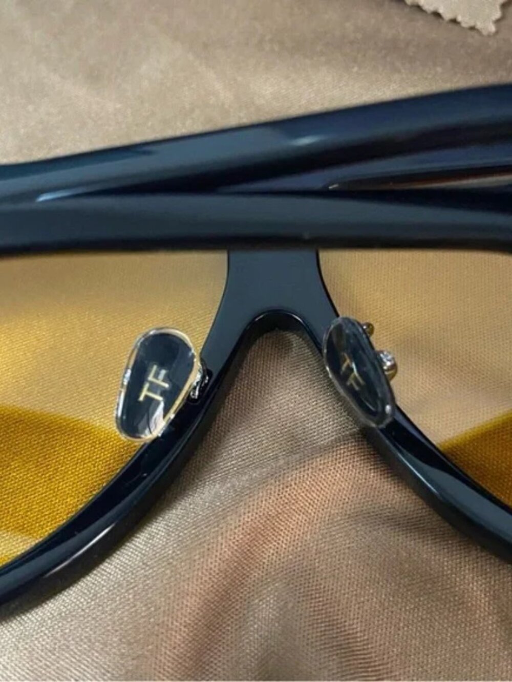 Tom Ford Black and Yellow Sunglasses - Picture 7 of 7